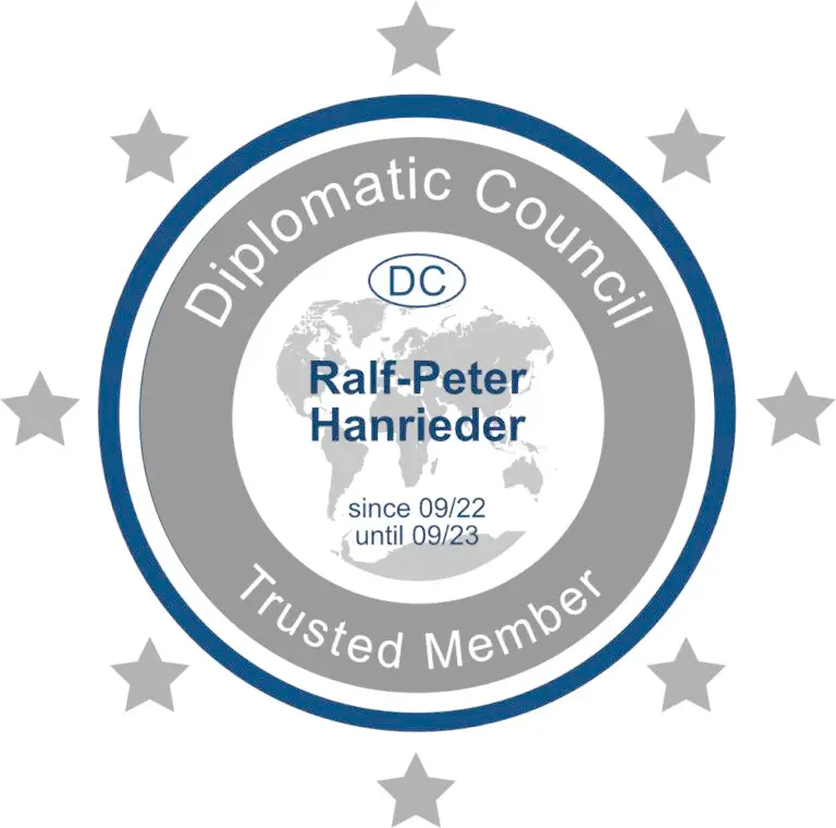 Ralf Hanrieder Trusted Member beim Diplomatic Council