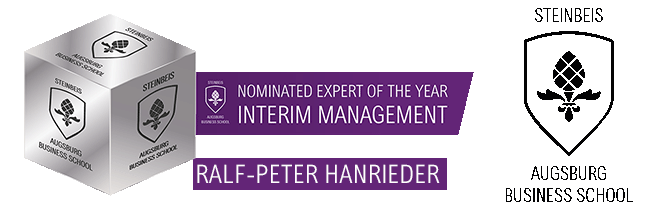 Signatur Nominierung Expert of the Year 2024 Steinbeis Augsburg Business School für Ralf-Peter Hanrieder