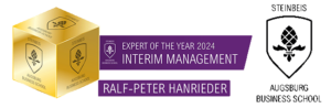 Signatur Expert of the Year 2024 Steinbeis Augsburg Business School für Ralf-Peter Hanrieder