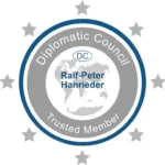 Siegel Trusted Memeber beim Diplomatic Council UNO reg.