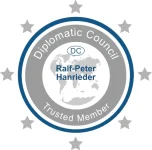Siegel Trusted Memeber beim Diplomatic Council UNO reg.