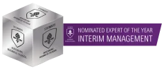 Badge Expert of the Year 2022 Interim Management Nominierung