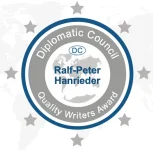 Siegel Quality Writers Award des Diplomatic Council UNO reg.