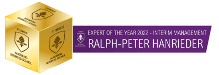 Signatur Expert of the Year 2022 Steinbeis Augsburg Business School für Ralf-Peter Hanrieder