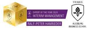 Signatur Expert of the Year 2024 Steinbeis Augsburg Business School für Ralf-Peter Hanrieder